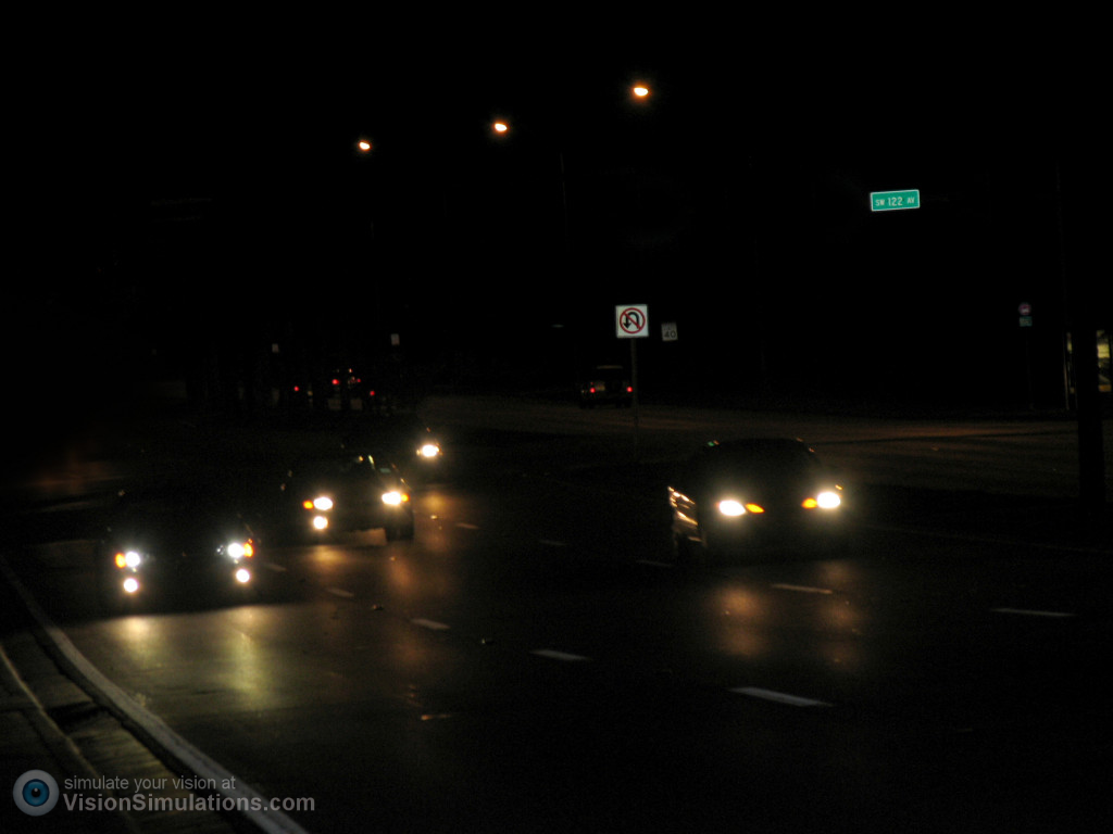 Before LASIK - clear night driving vision