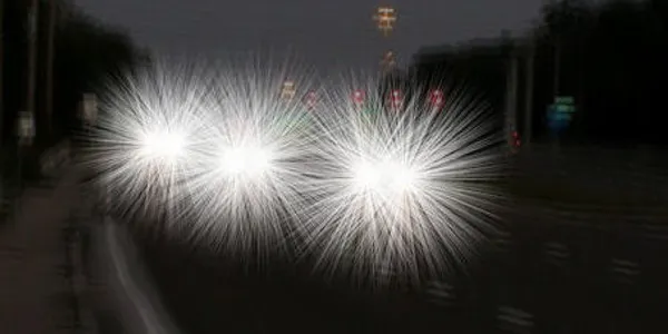 Starburst effect after LASIK